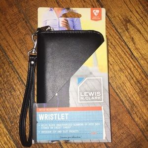 Lewis n Clark wristlet RFID BLOCKING